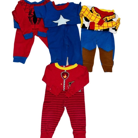12 Month Boys Pajama (Set of 4) - Picture 1 of 1